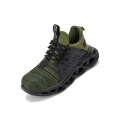 Green Smash-Proof Woodland Protective Work Safety Shoes